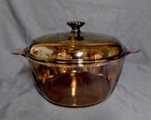 Corning VISIONS AMBER Dutch Oven Lid 10 1 2 quot