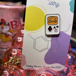 Cute Retro Handheld Game Console Enamel Pin | Gamer Aesthetic | 90s Nostalgia Geek Gift