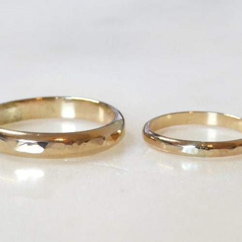 Mountain His and Her Promise Rings for Couples Matching - Etsy