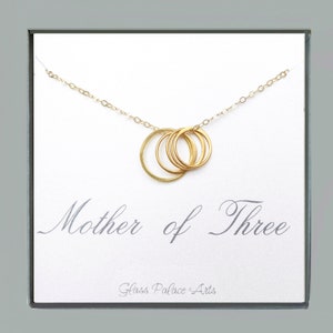 mother of three necklace