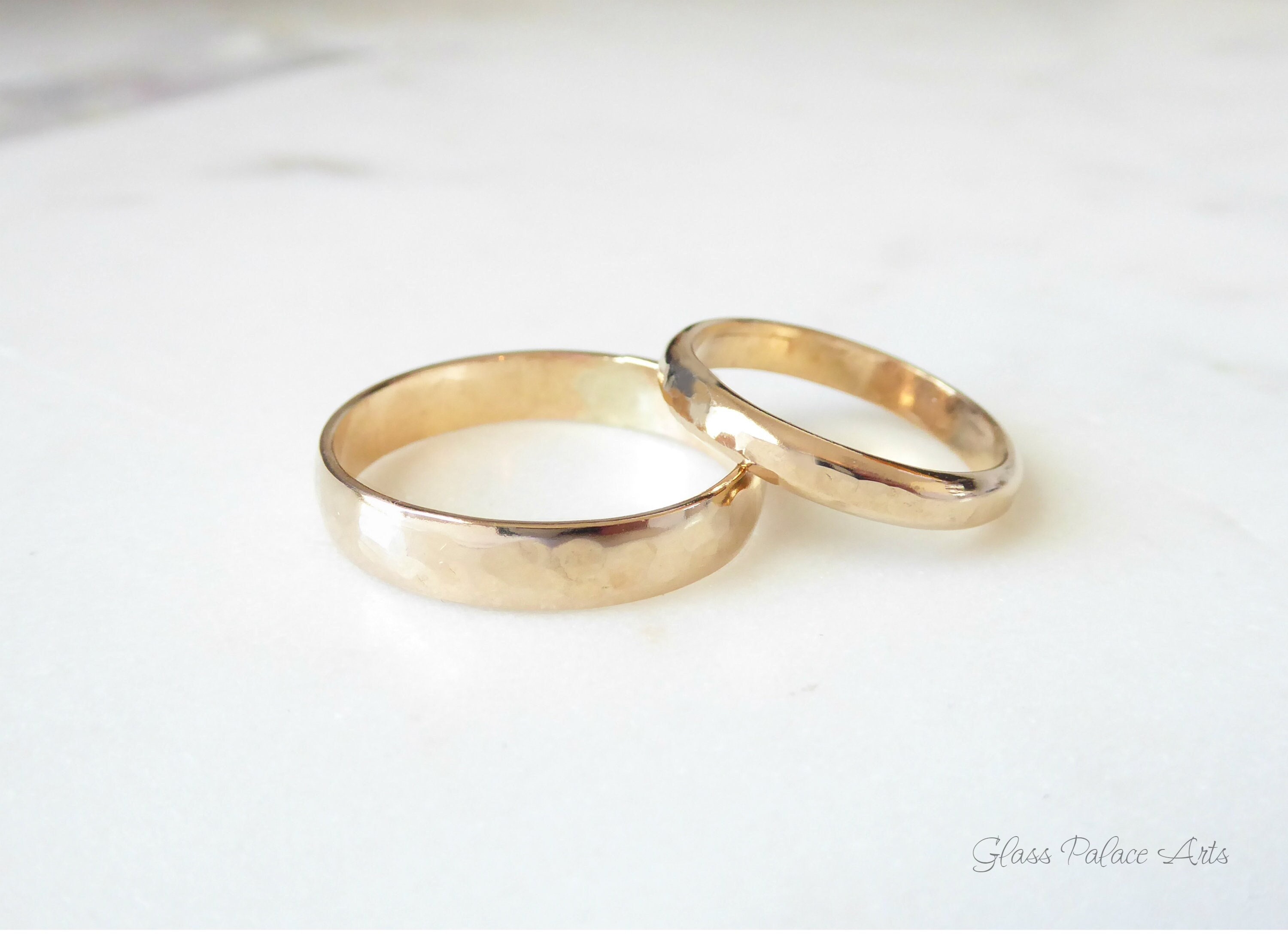 His and Hers Wedding Bands - Etsy, image size:3000x2183