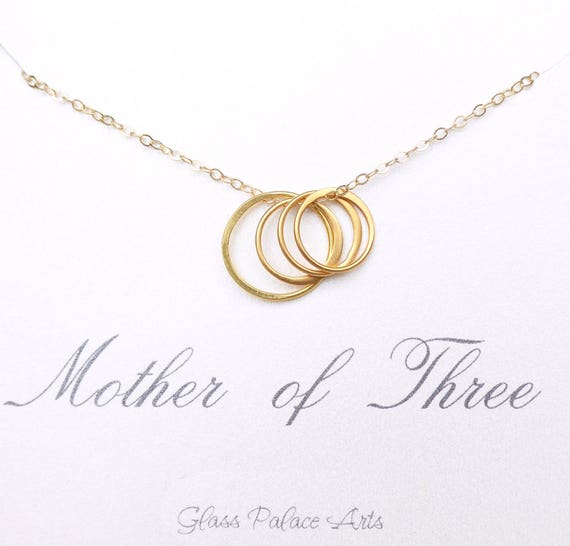 mother of three necklace