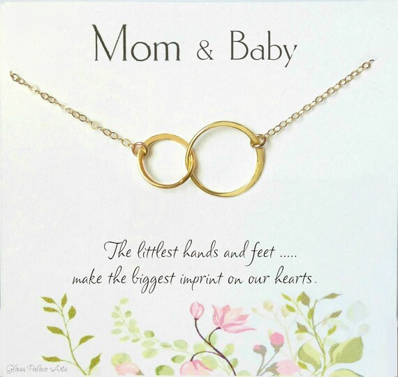 mom and baby necklace