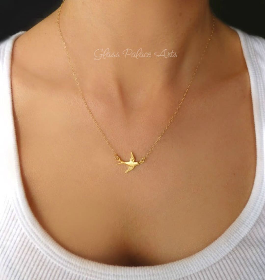 Anjali Jain presents Antique gold finish kundan stone bird choker necklace  set available only at Pernia's Pop Up Shop. 2024