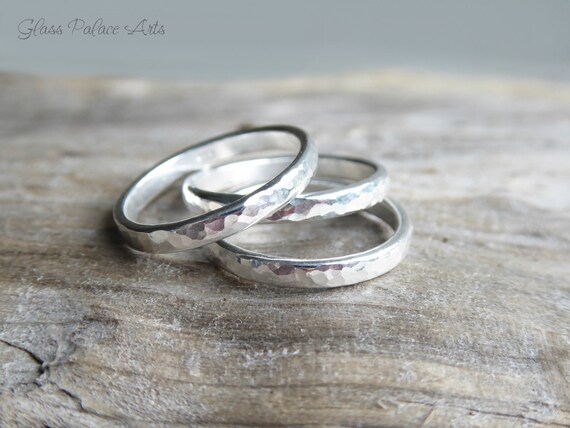 silver Boho ring Sterling Silver ring,Heart Ring minimal Ring,Hammered