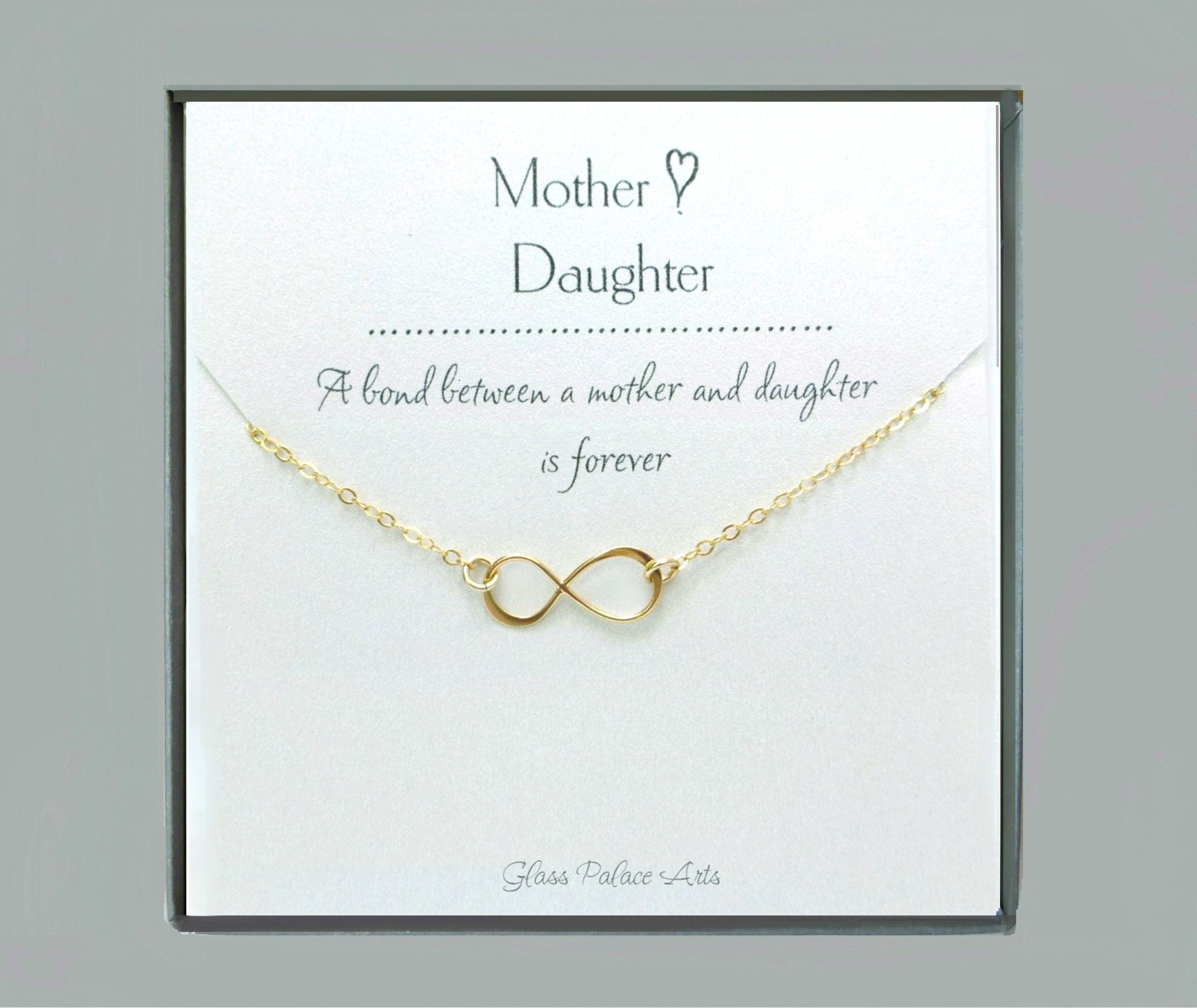 Mother Daughter Necklace Gold for 