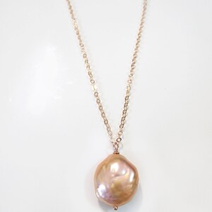 Baroque Pearl Necklace for Women Natural Freshwater Pearl - Etsy