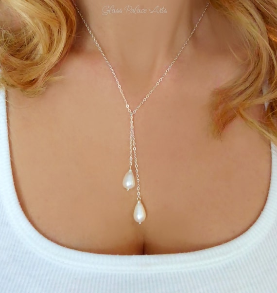 Grace Pearl Drop Necklace - Handpicked Freshwater Pearls