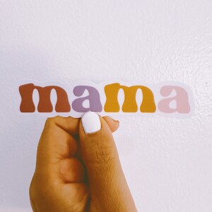 Mama vinyl sticker, boho sticker, laptop sticker, water bottle sticker