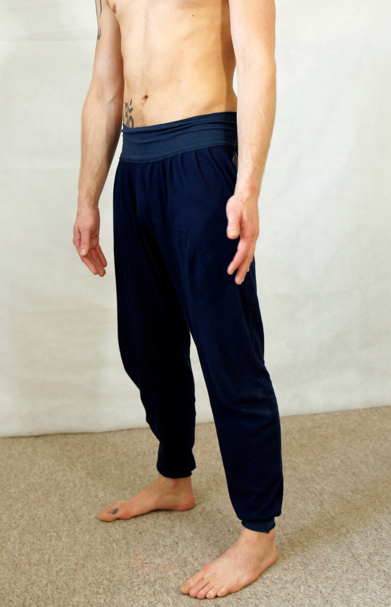 Mens yoga pants Harem pants Yoga Kundalini Yoga pants Etsy