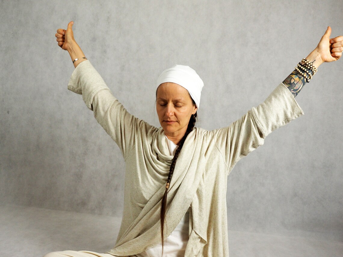 Head Cover Tube Turban Kundalini Yoga Organic Cotton Etsy UK