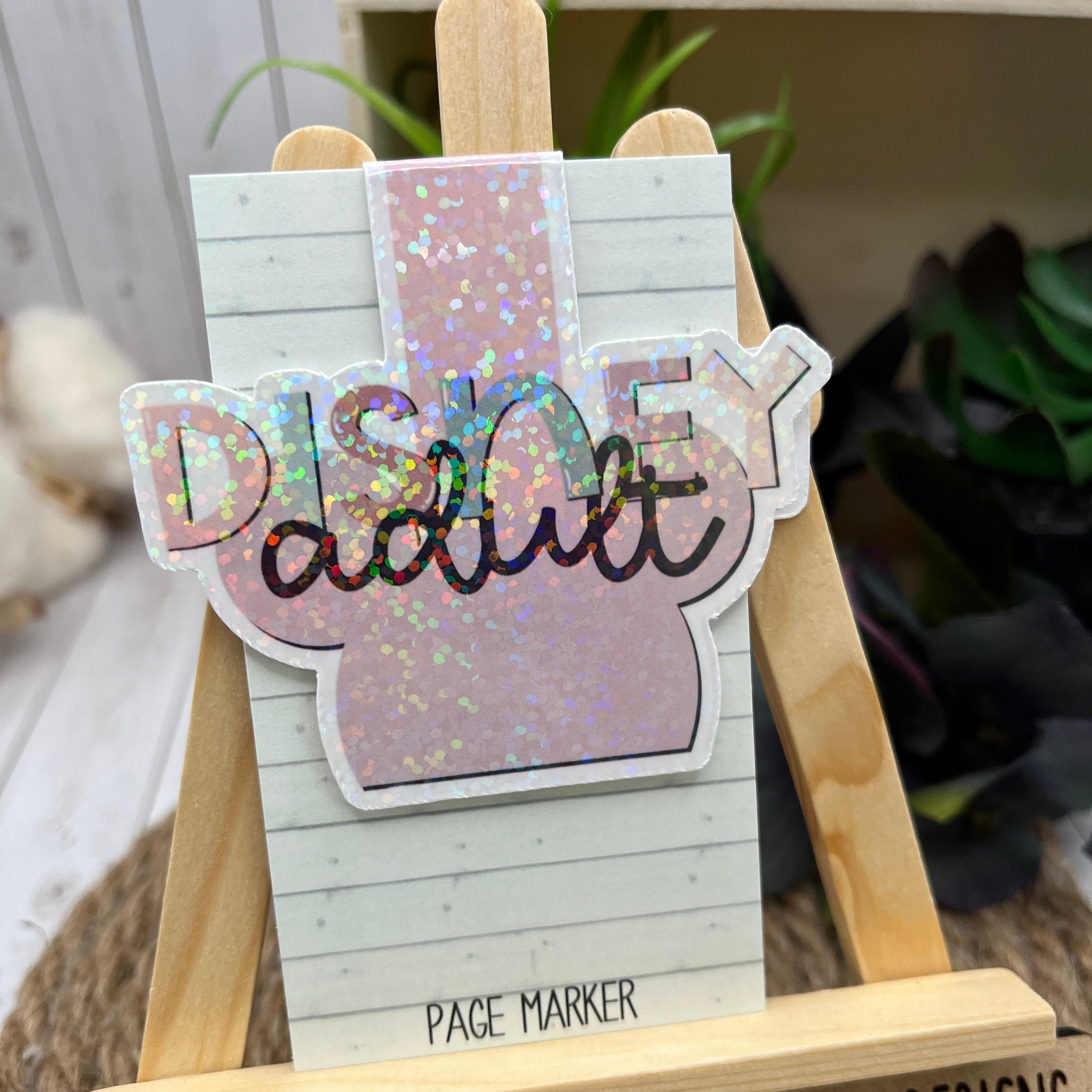 Disney Adult Bookmark,  VSCO bujo bullet journal planner page marker, cute bookmark, Disney BookmarkStocking stuffer