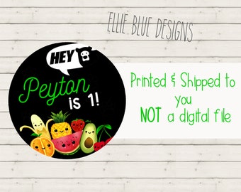 Hey Bear Sensory Birthday Party Stickers, Hey Bear Birthday Favor Tags Personalized