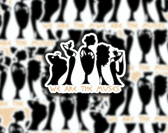 Hercules Muses Sticker | The Muses Sticker | Hercules Sticker | Water Bottle Sticker | Laptop Sticker | Waterproof Sticker, Christmas gift