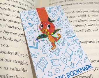 Orange Bird Bookmark , Magnetic Bookmark | Planner Reading | Birthday gift journal | Cute Bookmark | Cute gift | Epcot BirdStocking stuffer
