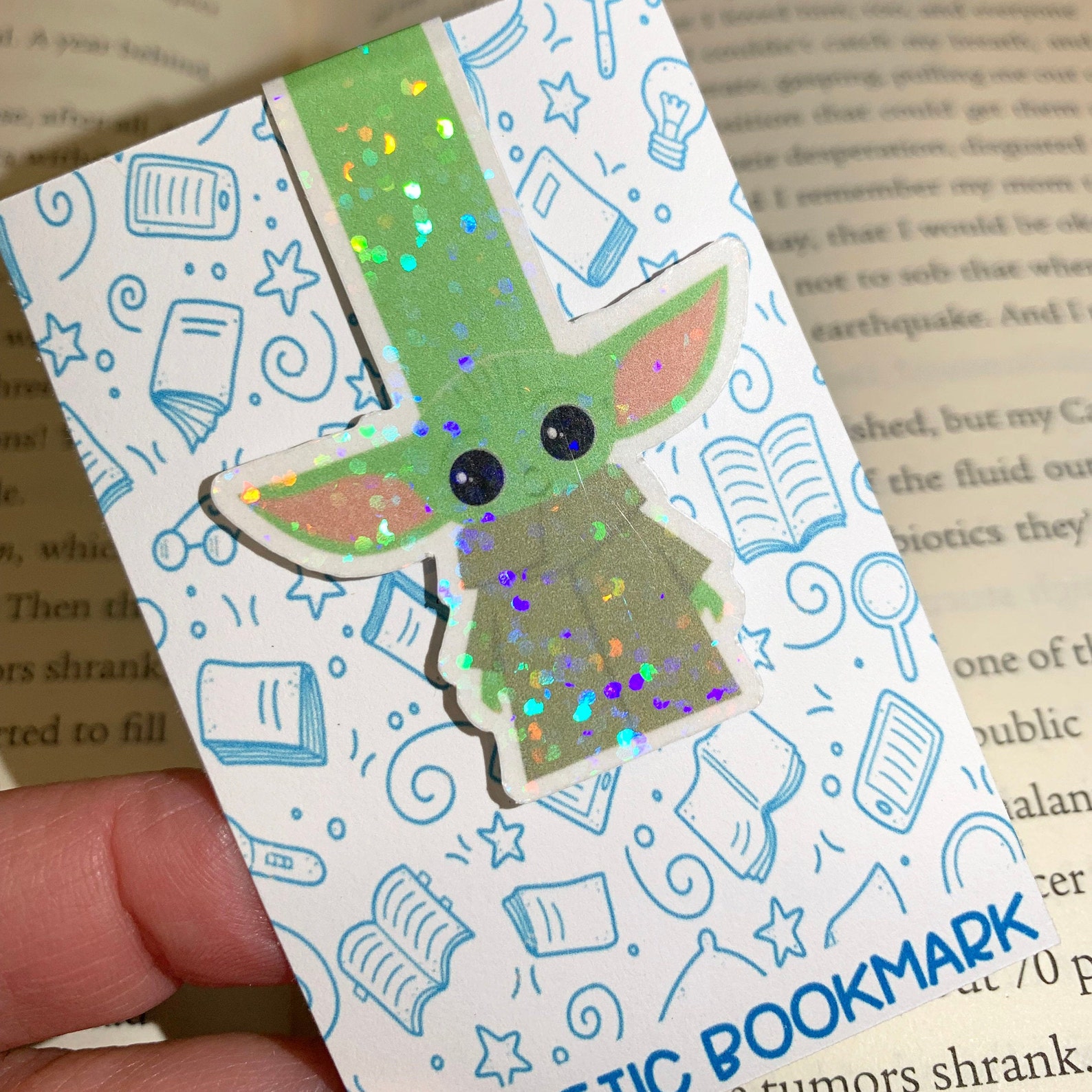 Baby Yoda Bookmark Bookmark Planner Reading Etsy