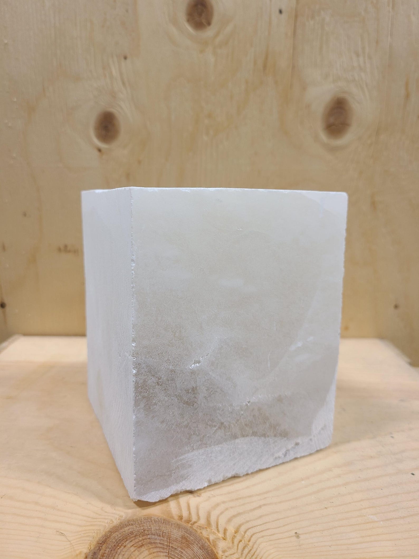 Spanish Alabaster Carving Block – Translucent Sculpting Stone, 5x4x4 In ...