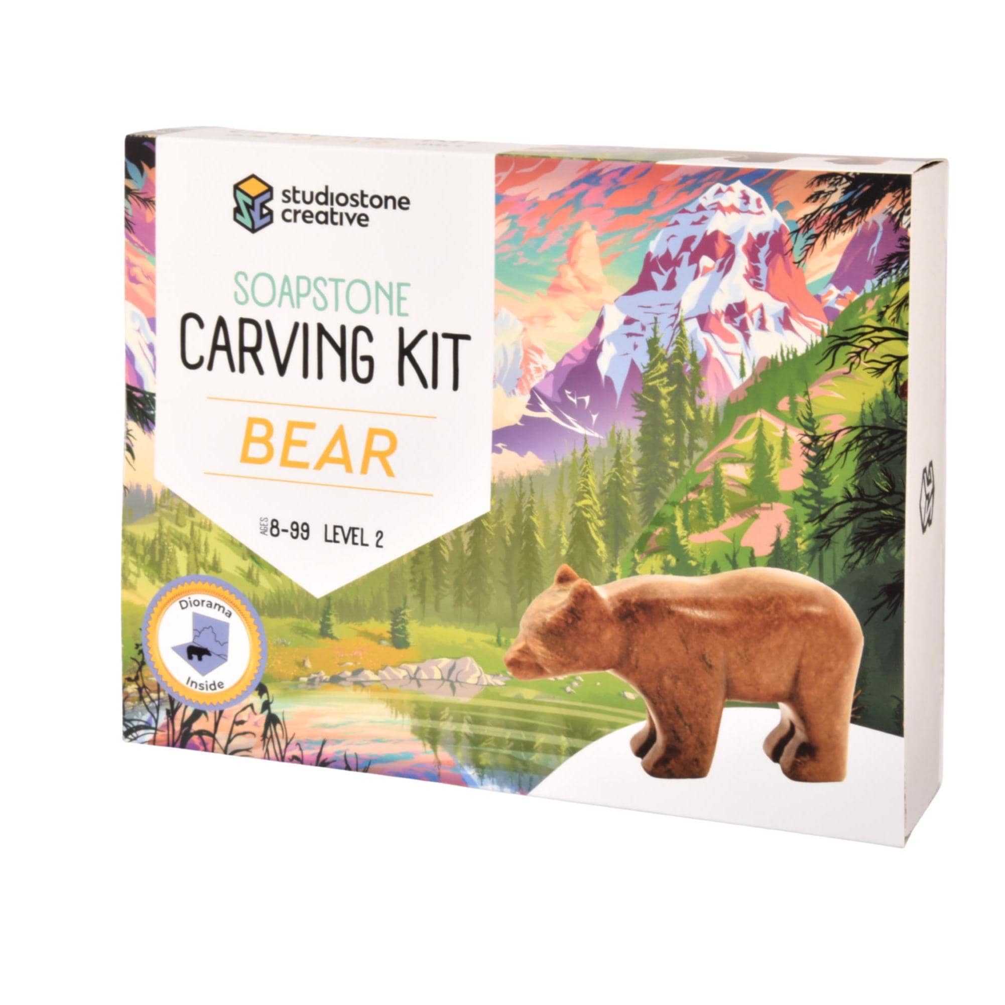 38 Un-BEAR-lievable Crafts: Engaging and Easy DIY Projects for Kids 11 Bear Soapstone Carving Kit: DIY Arts and Craft, Kid-Safe