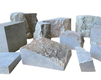 25 lbs Assorted Soapstone Blocks