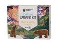 Bear & Wolf Soapstone Carving Kit: DIY Arts and Crafts product logo