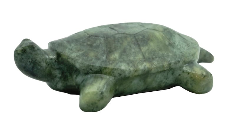 Soapstone carving turtle