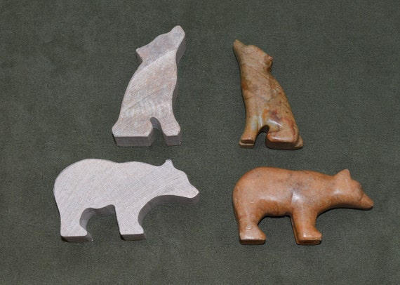 Bear Soapstone Carving & Whittling Kit