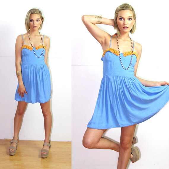 green emerald velvet dress Fitted chambray dress da donna azzurro