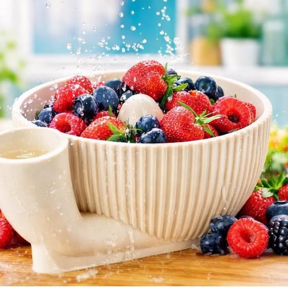 ケン・ドーン　『Fruit Bowl』 シルクスクリーン 134/250 Personal Fruit Cleaner Vortex Berry Bowl - Produce Washer for