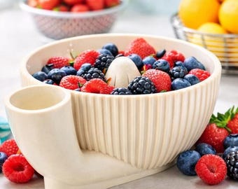 Personal Fruit Cleaner Vortex Berry Bowl - Produce Washer for