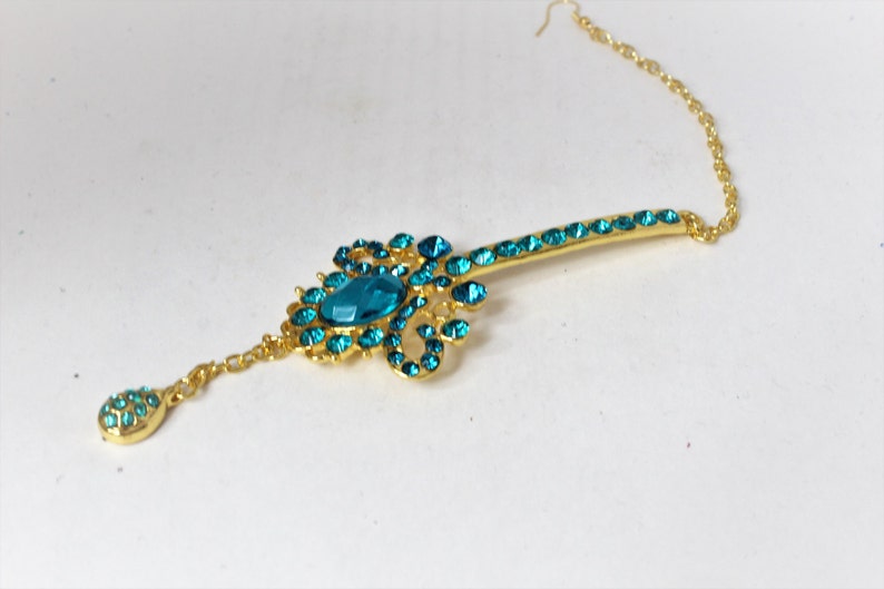 Wedding Jewelry,Bollywood Tikka,Pin Tikka Jewelry,Tikka Headpiece Maang Tikka Green Tikka Punjabi Jewelry,Kundan Chain