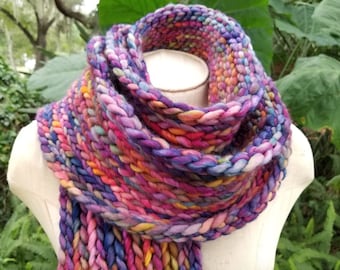 NIEUW Sommige regenboog sjaal dubbele dikke grote dikke oversized lange wrap felle kleuren hand gebreide haak merinoswol Audrey gebreide vakantie cadeau