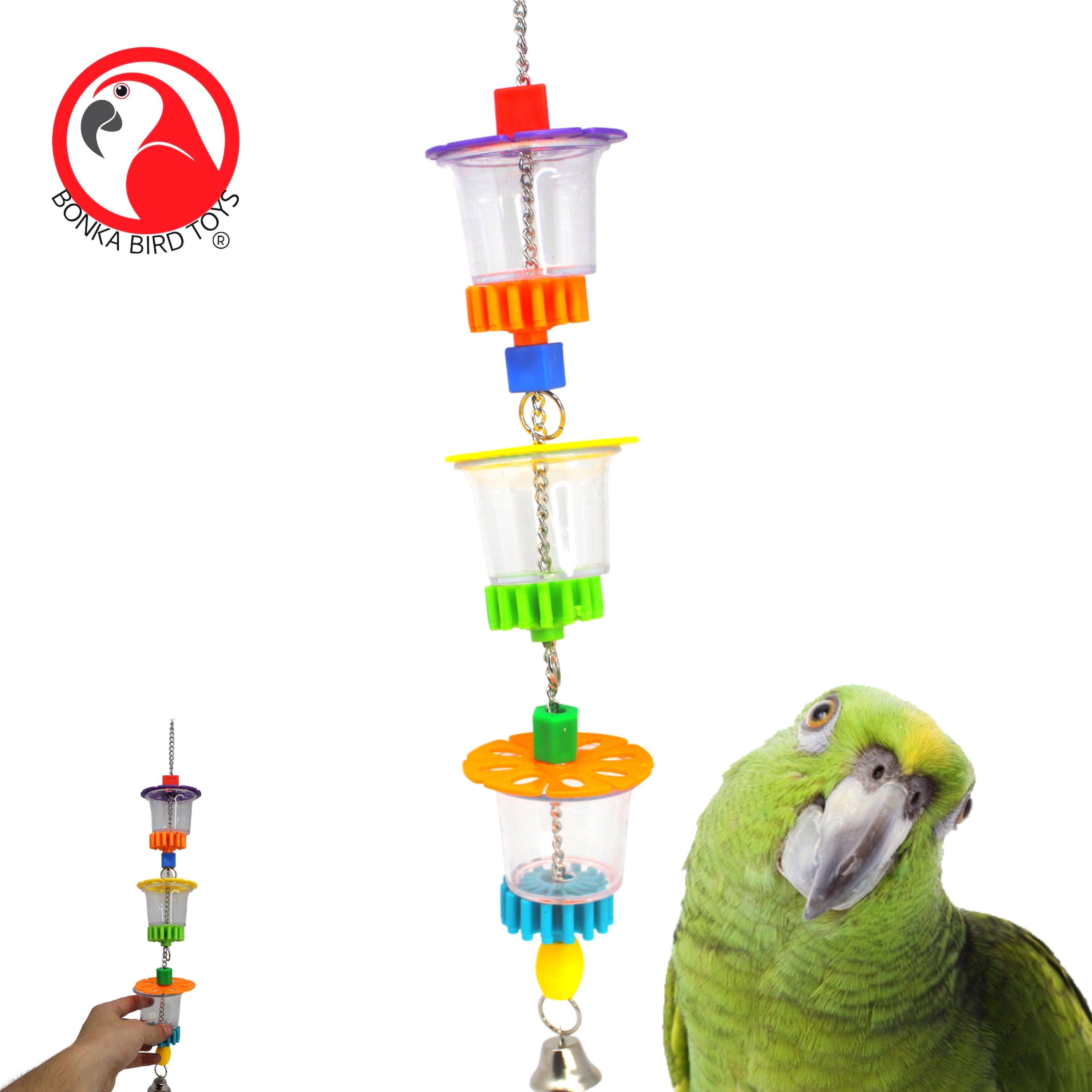 Bird Toy Parrot Cage Cockatiels Cages African Grey Conures Macaw Aviary 