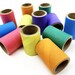Bonka Bird Toys 2108 – 12 Stück Bunte Schlauchbagels Als Fußspielzeug Für Vögel, 2,5 Cm Durchmesser
