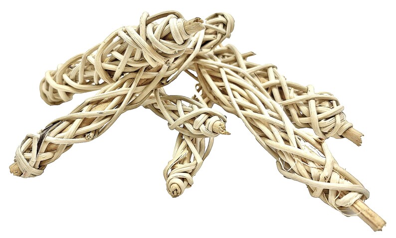 3285 Pk6 Natural Vine Sticks Foot Talon Craft Part Bird Toy