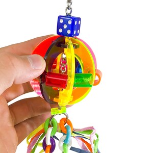 Bonka Small Smile Bulletproof Bird Toy - Durable Puzzle Rattle For Conures & Medium Birds