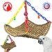 Bonka Bird Toys 1958 Large Flying Trapeze Platform Swing Bird Toy Parrot Cage Amazon African Grey 