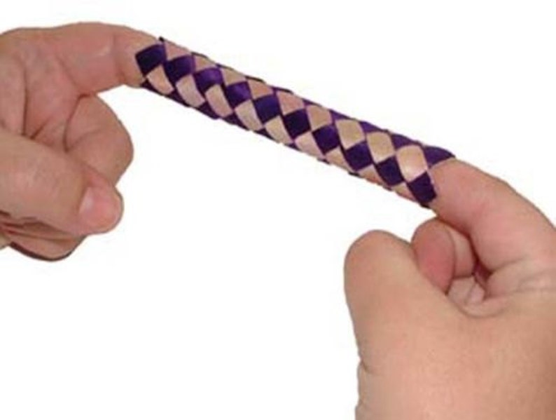 12 Chinese Finger Traps Bamboo