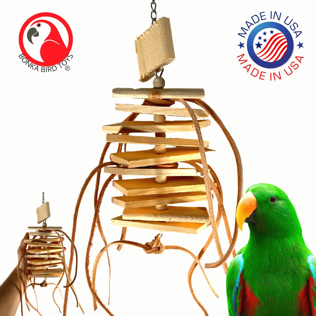 Small Medium Bird Toys Bonka Bird Toys French Fries Foraging Toy ...
