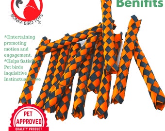 Bonka Bird Toys Pk12 Halloween Finger Traps Foot Talon Craft Part Bird Toys