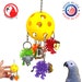 Bonka Bird Toys 1936 Ballspike Bird Toy Parrot cage Toys Cages African Grey Conure Cockatoo 