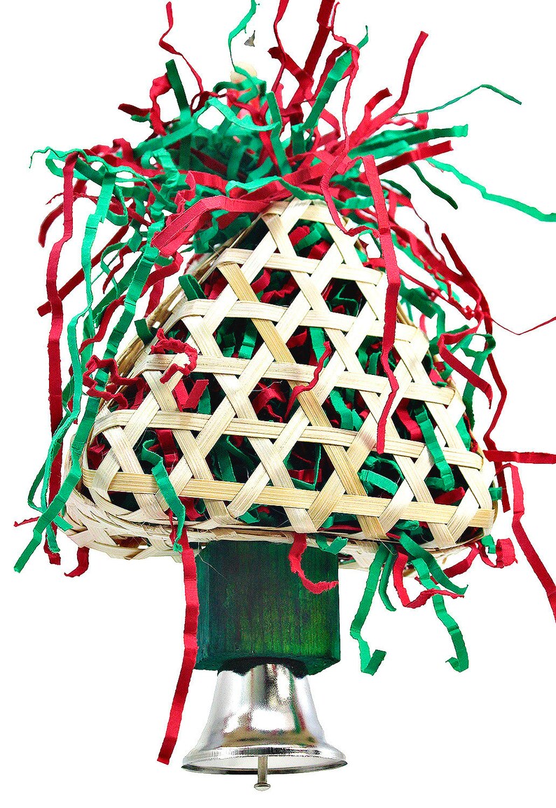 3447 Foraging Christmas Tree Medium Bird Toy