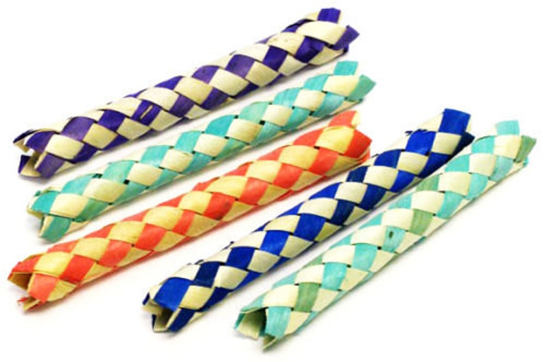 12 Chinese Finger Traps Bamboo