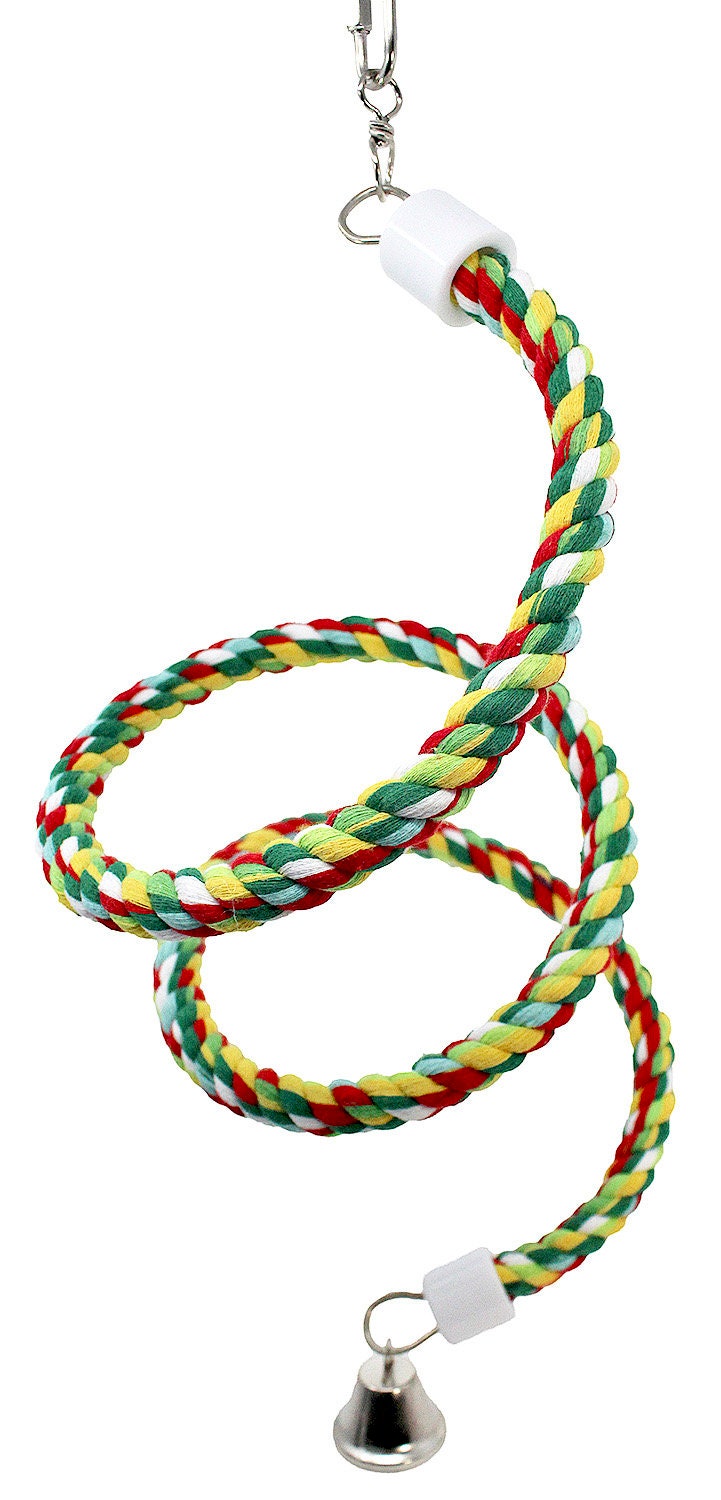 3430 Small Rope Boing Coil Swing Bird Toy Etsy