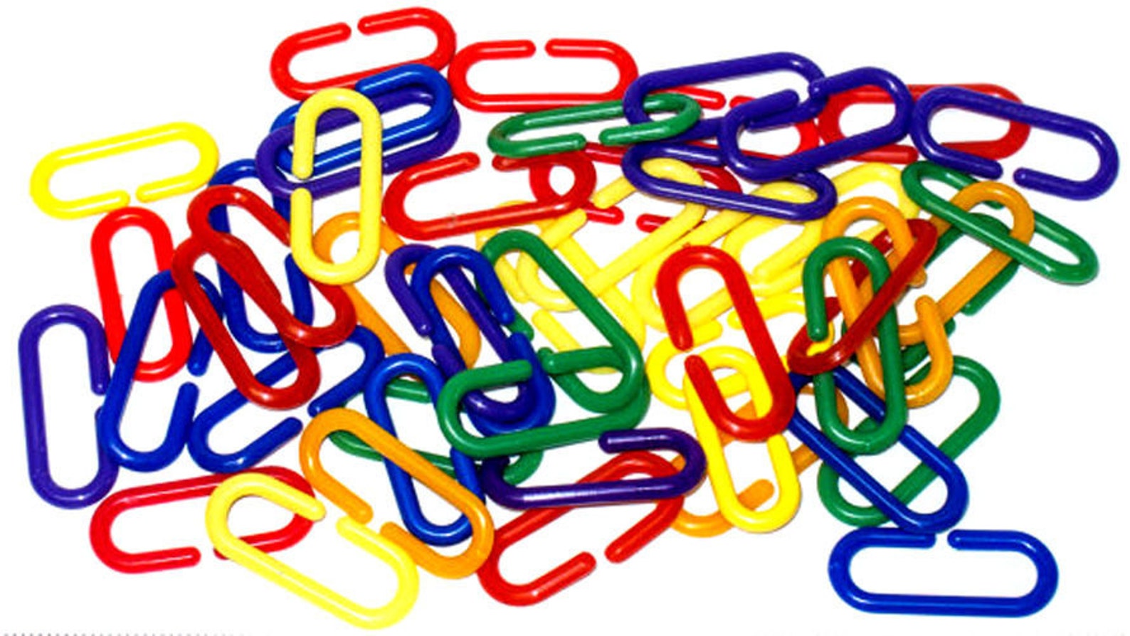 50 pc Plastic C Clips Hooks Chain Etsy