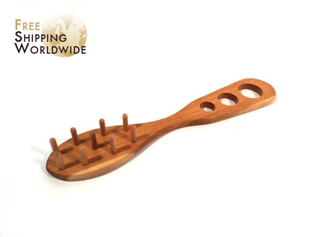 Wooden Spoon / Rake for Pasta Spaghetti Serving Large/double From ...
