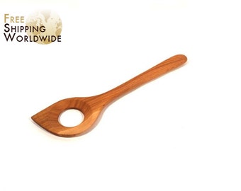 Wooden Spoon Large for Sauces from Cherry wood - 9