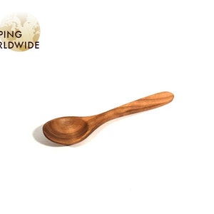 Holzlöffel für Desserts oder Kinder - Kinder Klein aus Kirschholz - 23
