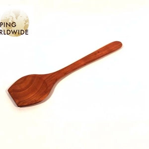 Wooden Spoon Large with flat bottom from Cherry wood - 6