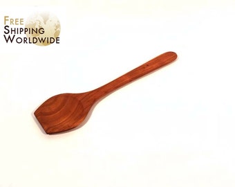 Wooden Spoon Large with flat bottom from Cherry wood - 6