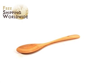 Wooden Extra Narrow and long  " Slim Lady " Spoon from Cherry wood - 13